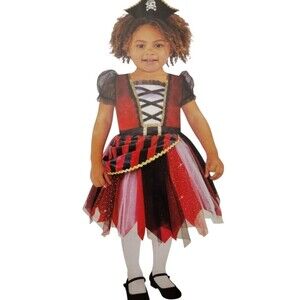 Celebrate Infant 6-12 Mos High Sea Cutie PirateHalloween Costume Dress/Headband
